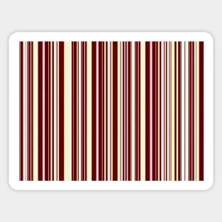 Burgundy Pinstripe Sticker